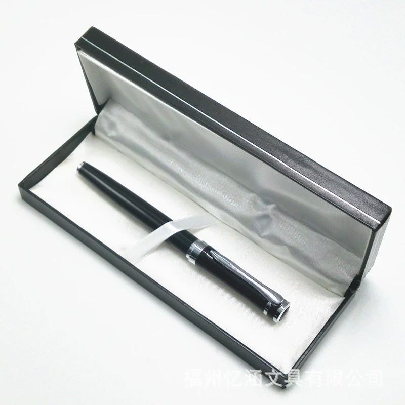 Gift pen, plastic metal box, Birthday gift, 100 pieces