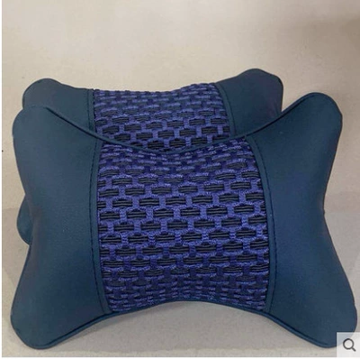 Loading Pillow Car Interior | Headrest - 1901-black-purple-pair