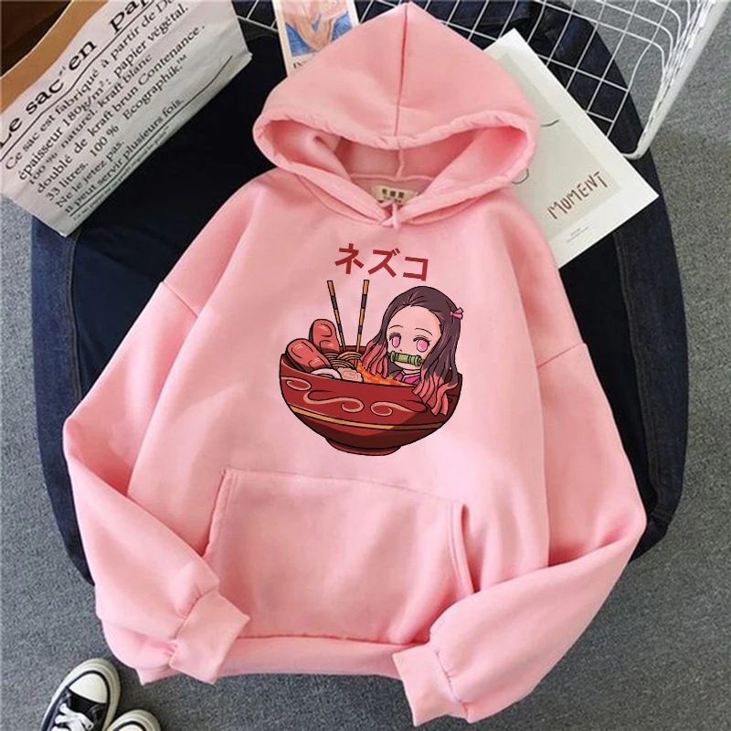 Y2k Japan Anime Women Sweatshirts Manga Plus Size Hoodie