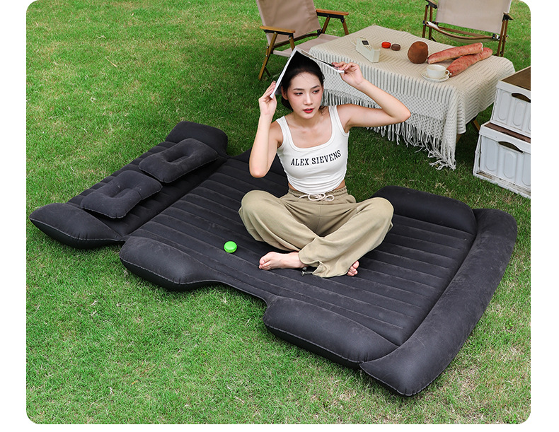 Factory in stock SUV trunk car inflatable bed travel trunk car inflatable bed foldable inflatable bed