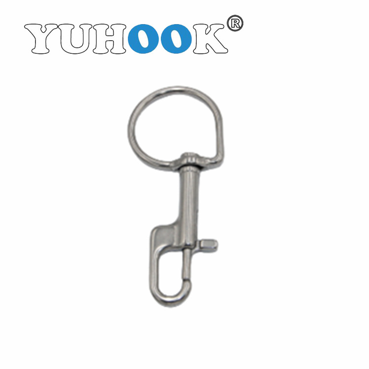 Большой кольцевой крючок с одной головкой из нержавеющей стали 316.