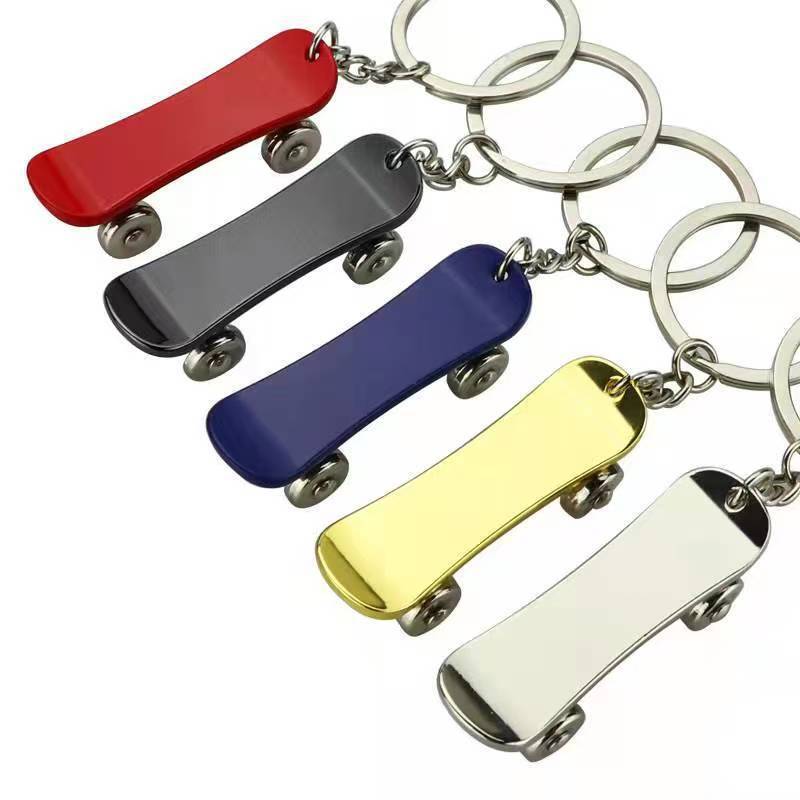 Creative Scooter Skate Shoes Keychain Fashion Skate Pendant Student Gift Roller Shoes Gift Pendant