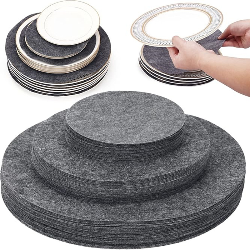 크로스보더 펠트 냄비받침, 컵받침, 단열패드, 미끄럼 방지 원형 접시 및 프라이팬 받침, 분리형 패드, 아마존 베스트셀러