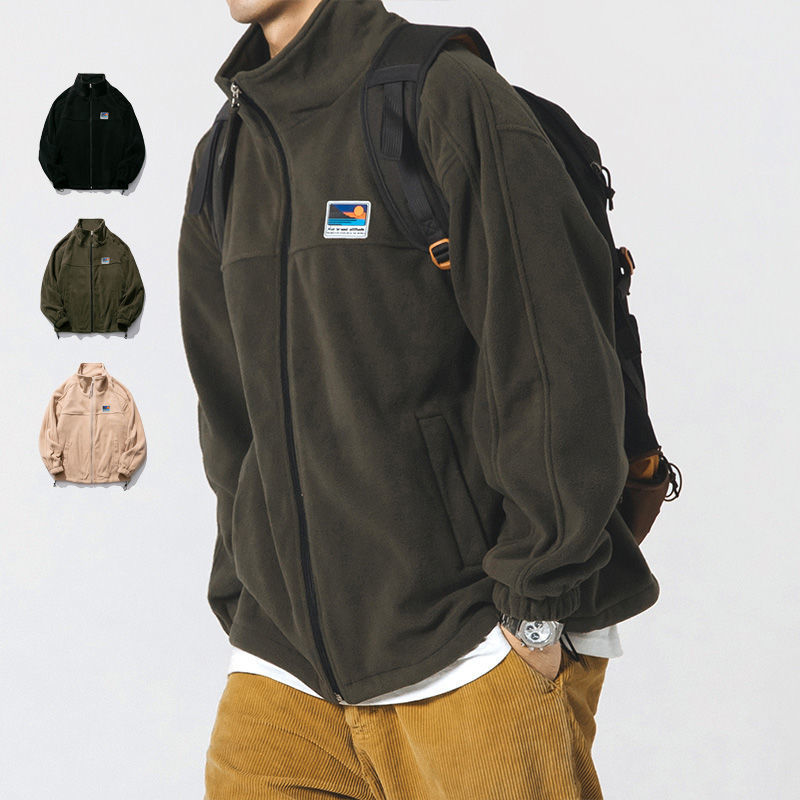 Fleece Sherpa Oversized Jacket detail