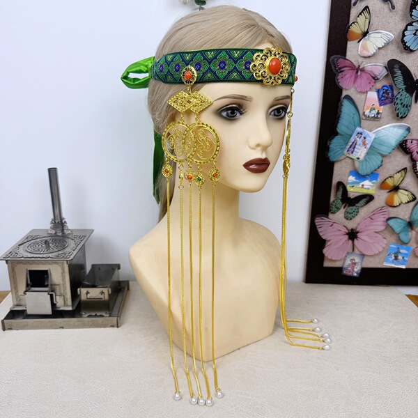 Ethnic headband with tassels