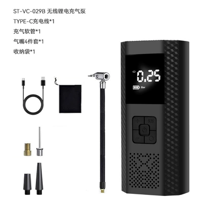 Cross-Border Car Air Pump Wireless Hava nasosu - black-21500amh-74v-instructions-in-16-languages