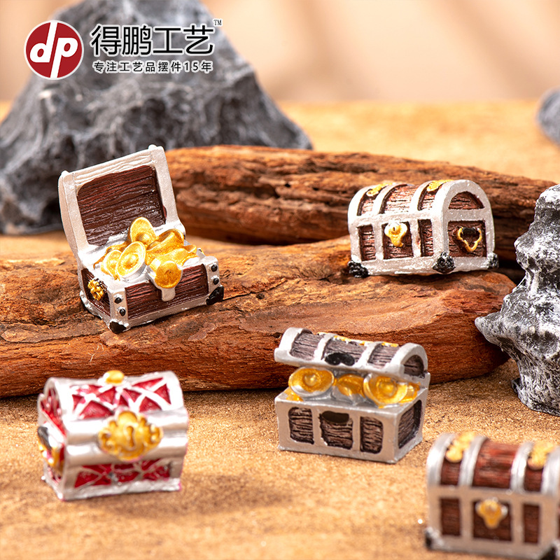 Micro landscape Moss small ornaments retro jungle seabed treasure aquarium fish tank landscaping accessories wholesale