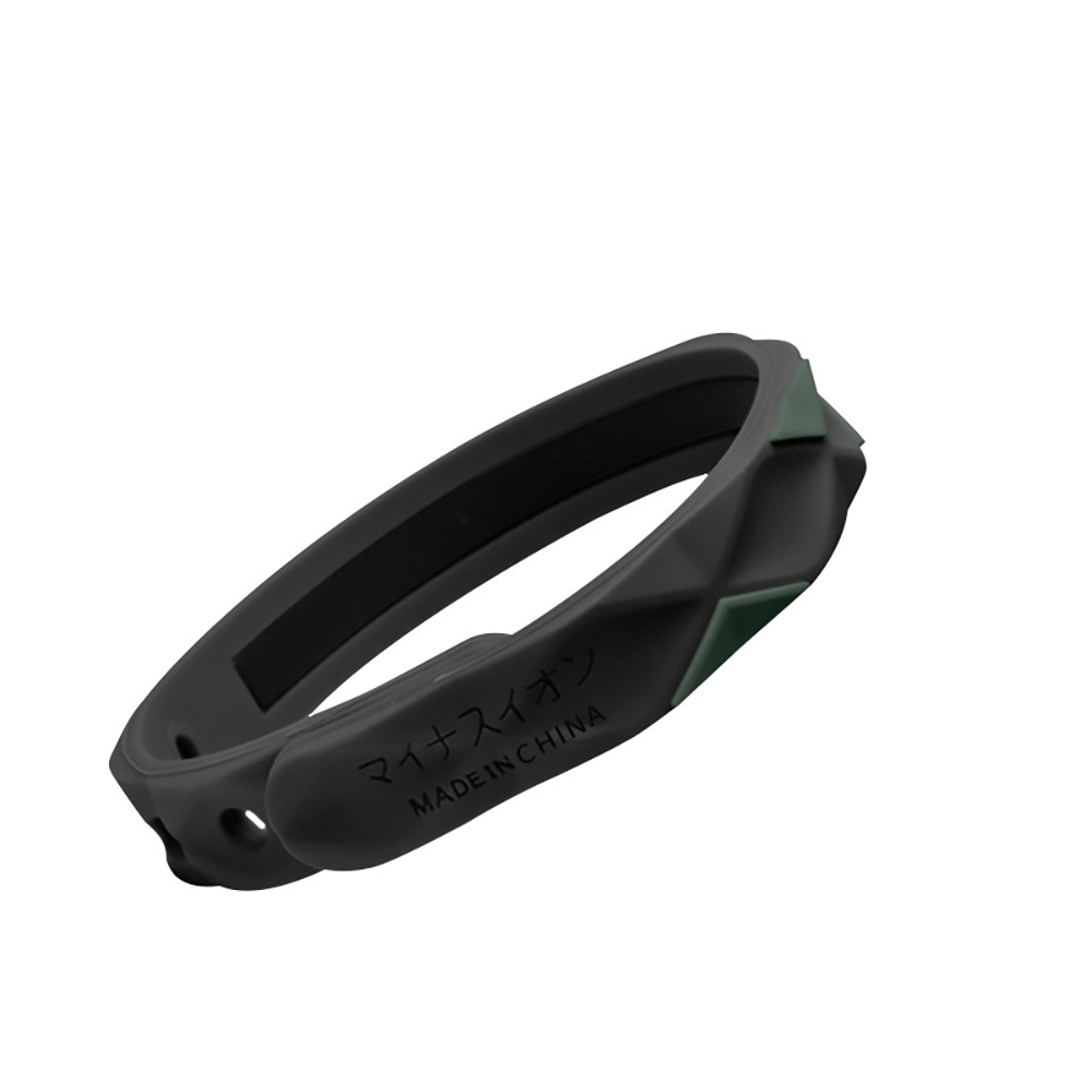 Static Rod/Key Bag: Changjia Zhixiao Silicone Wristband - upgraded-black-adjustable-no-packaging
