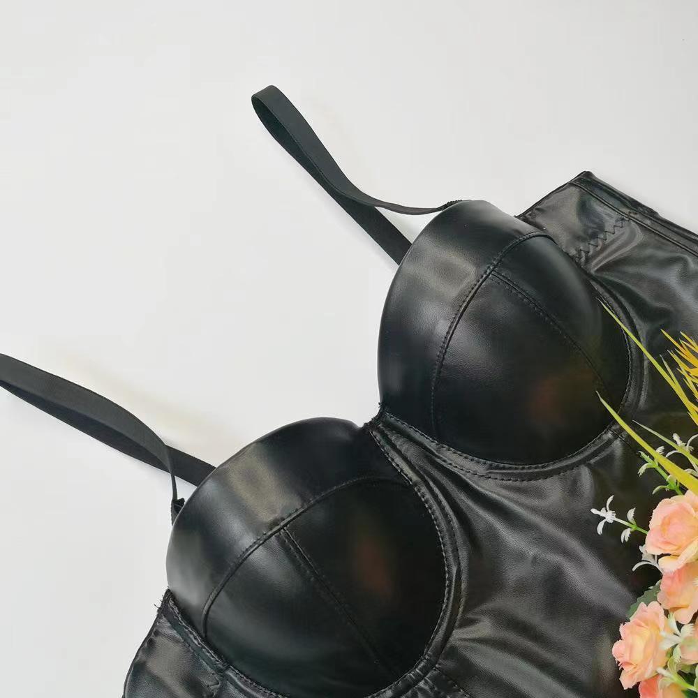 All-leather bandeau top - Image 5