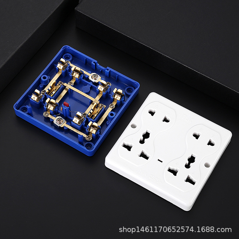 Comercio exterior zócalo especial Camboya panel de enchufe disponible de ocho agujeros de diez agujeros Placa de enchufe universal agujero socket de alta potencia