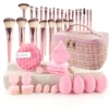 Fuchsia set, 47 pieces, Chanel style
