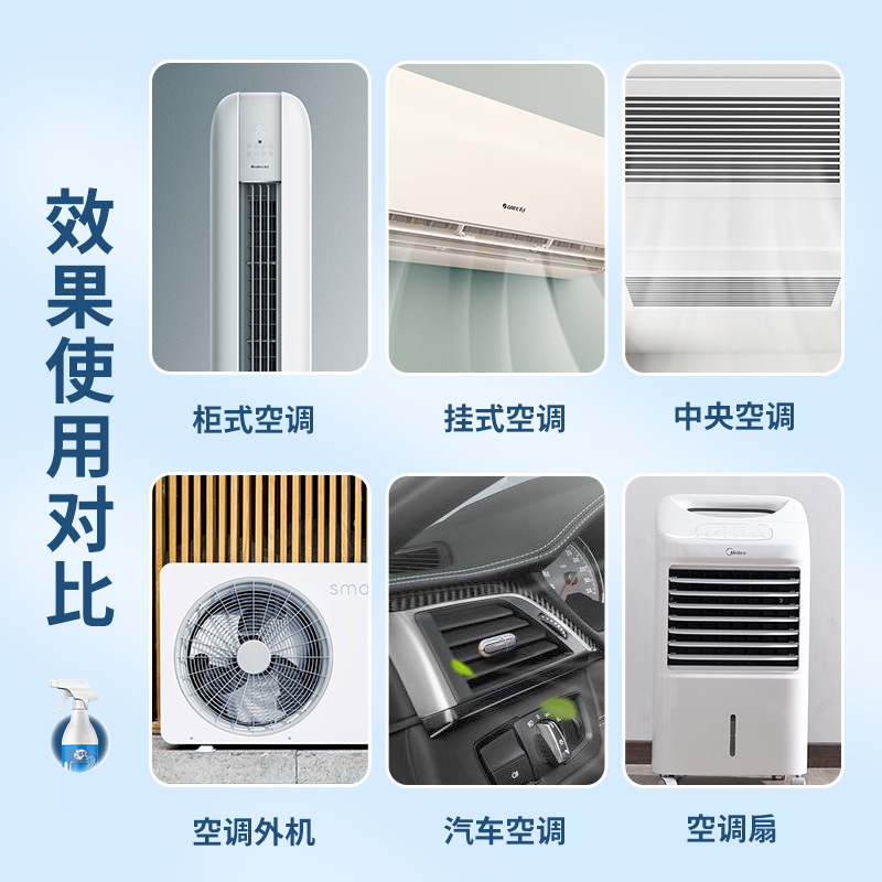 立管家エアコン洗浄剤除味剤家庭用吊り式キャビネット式洗浄剤が強力に汚れを落として洗浄しない|undefined