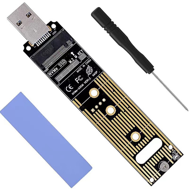 NVME to USB adapter M.2SSD to USB3.1 adapter card USB to NGFF NVME solid state hard disk box NVME to USB adapter M.2SSD to USB3.1 adapter card USB to NGFF NVME solid state hard disk box