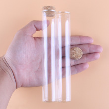 50 Pieces Diameter 22mm Test Tubes with Cork Stopper Glass