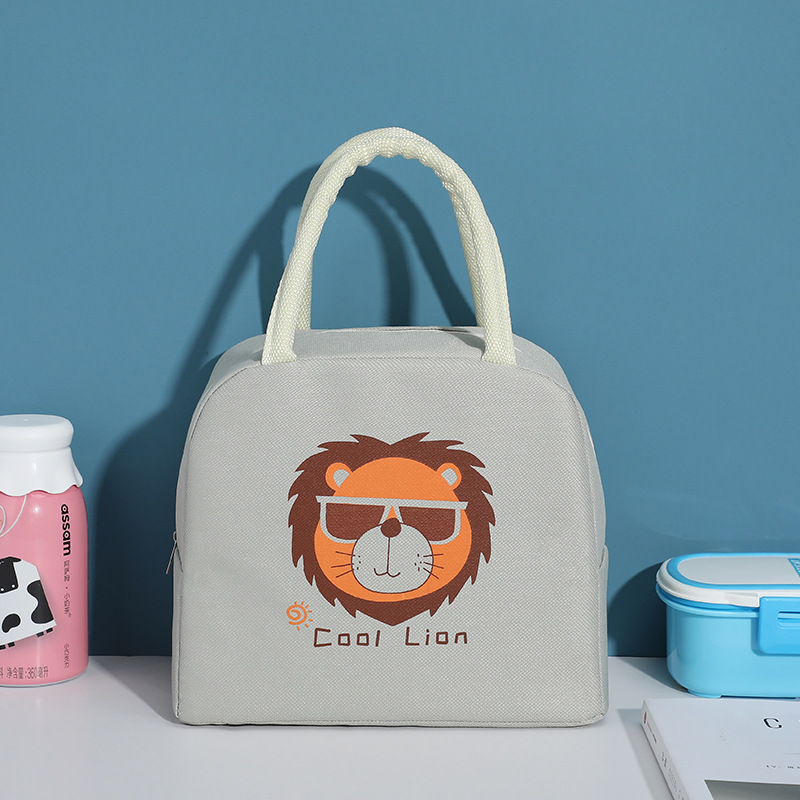 Bolsa de almuerzo de estudiantes bolsa de almacenamiento bolsa de dibujos animados para niños bolsa de aislamiento de oficina con bolsa de almuerzo bolsa de almuerzo