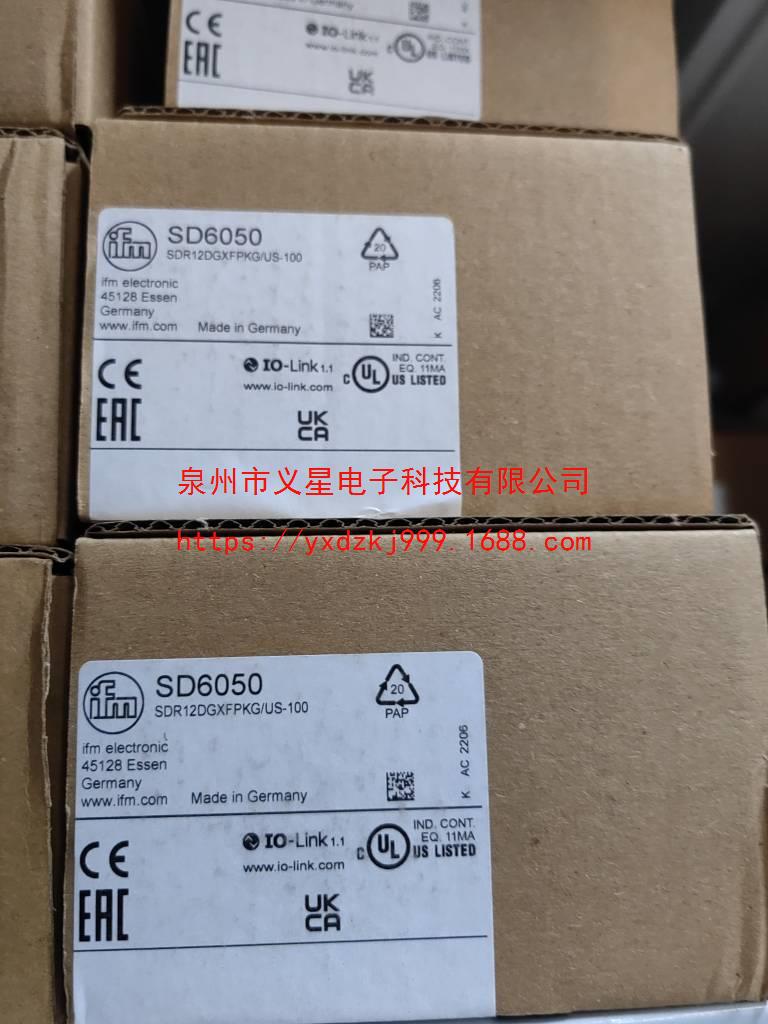 原装【只卖正品】IFM易福门传感器SD6050