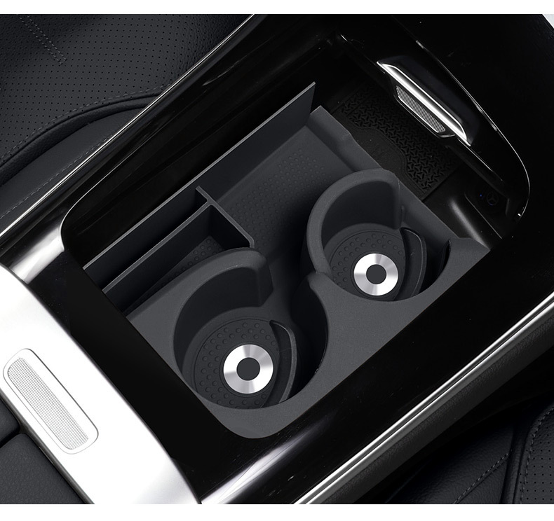 Mercedes-Benz new C- class GLC300L/C260L cup anti-slip pad silicone protective cover E300L/E-class interior decoration
