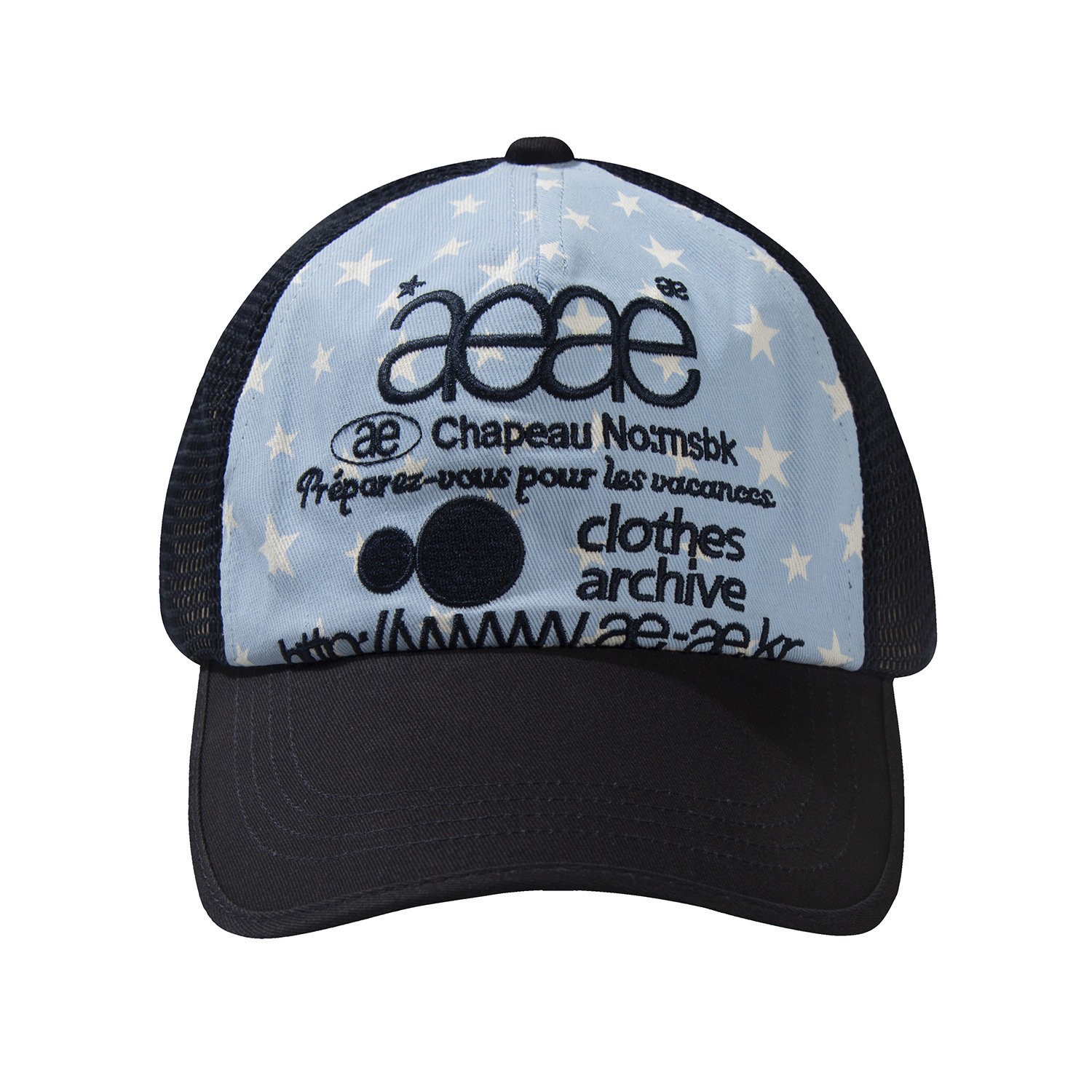 A07 navy blue (grid)