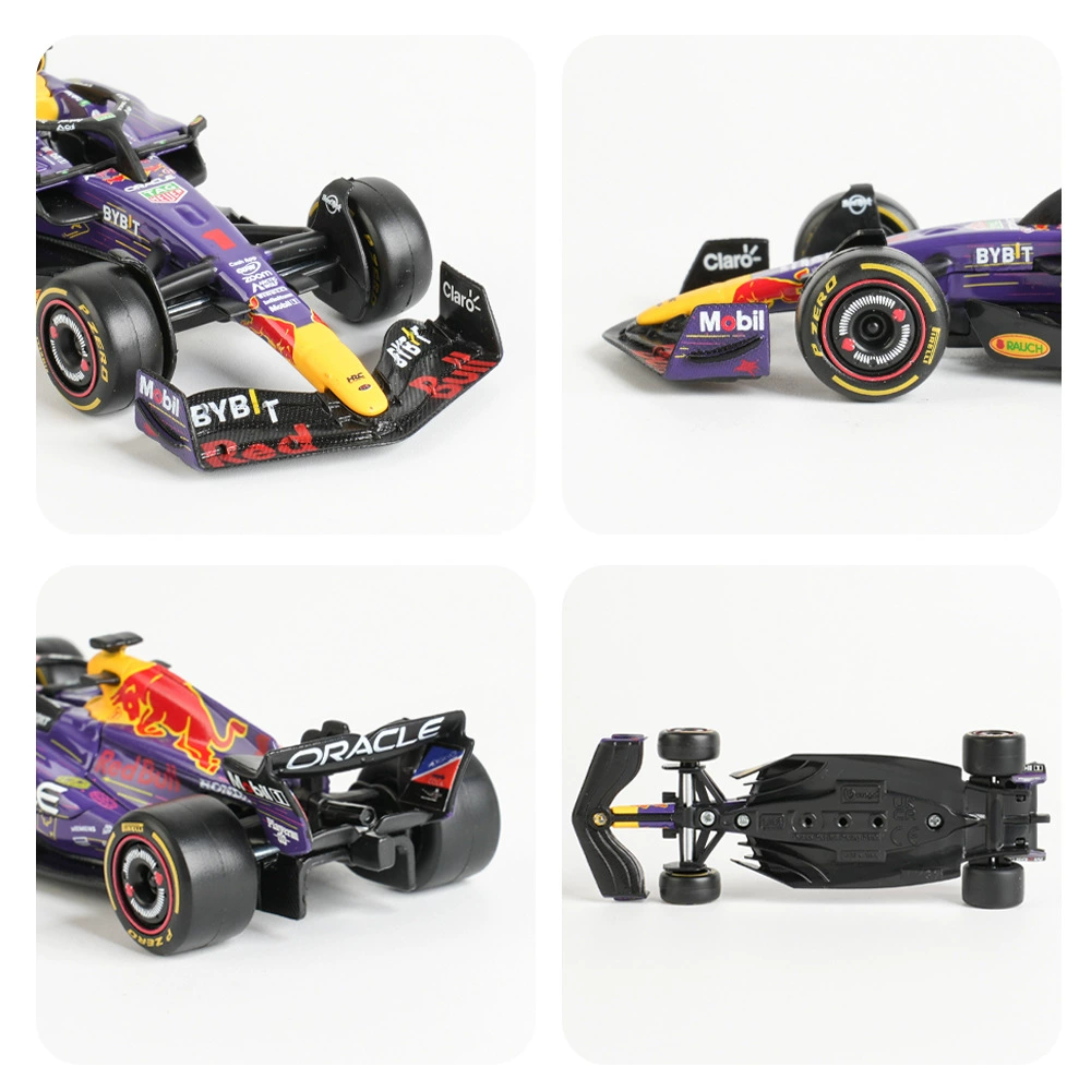 比美高 Red Bull RB19 F1 Car Model Formula Racing Model Simulation Alloy Las Vegas 2023