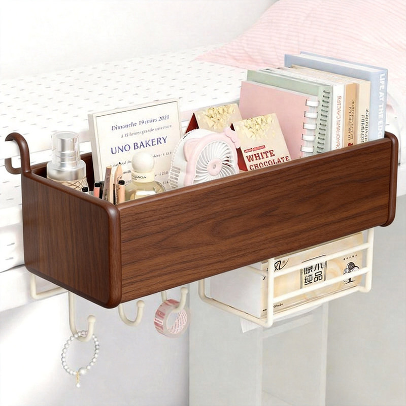 Dormitory bunk bed side hanging basket, multi-functional large-capacity organizer, tissue holder, book and phone storage basket Dormitory bunk bed side hanging basket, multi-functional large-capacity organizer, tissue holder, book and phone storage basket