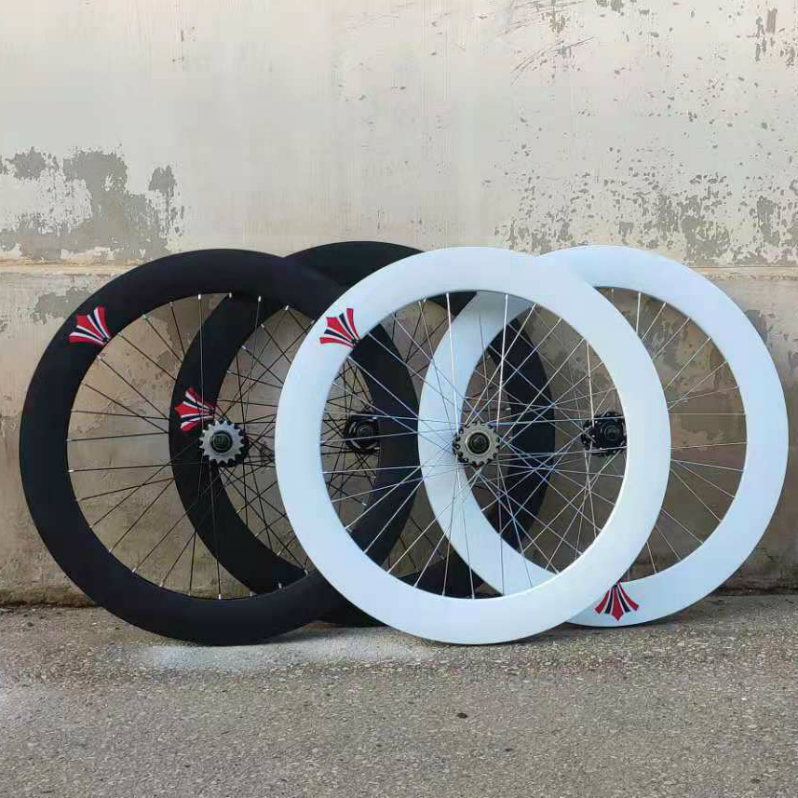 Promotional Bearing Hub Fixed Gear 700C Wheelset Bicycle 70mm Aluminum Alloy Wheels Fixed Gear Front Wheel Rear Wheel
