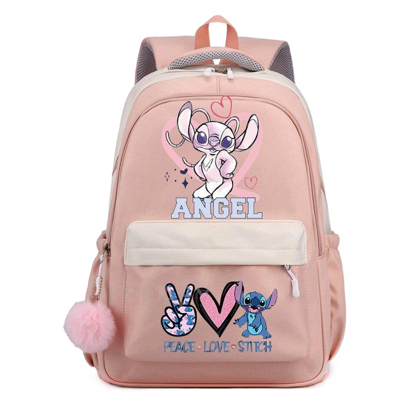 Stitch niños bolso de escuela mochila moda niños mochila de viaje lindo niño niña libro mochila