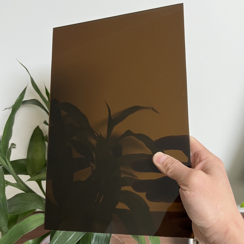 工厂批发茶色亚克力板黑茶透黄茶透红茶透灰透黑透有机玻璃板加工