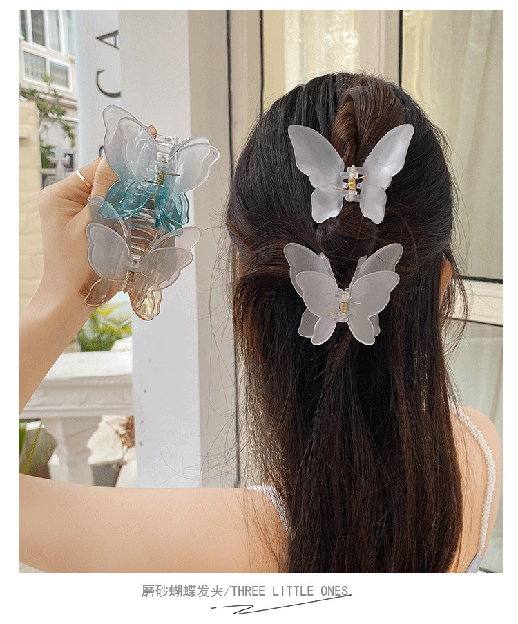 Mujeres Dulce Estilo Simple Mariposa Arílico Garras De Pelo display picture 1