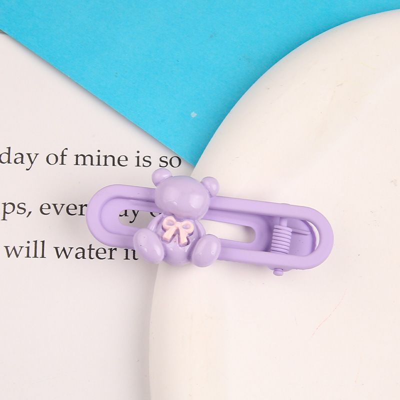 Primavera nueva historieta Sanrio oval metal horquilla linda chica dulce lado Bangs hairpin tocado