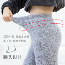 百搭显瘦珊瑚绒打底裤冬季加厚加绒保暖裤色柔软高腰不起球