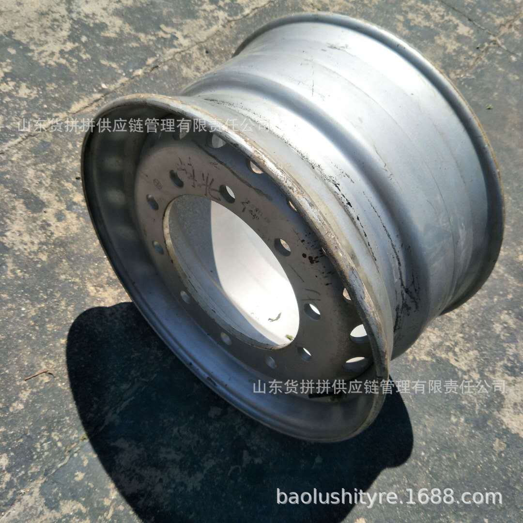 供应11.75x22.5钢圈 配套385/65R22.5运输车轮胎