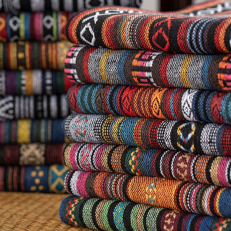 Эthnic cloth from Yunnan province, sofa, ethnic style