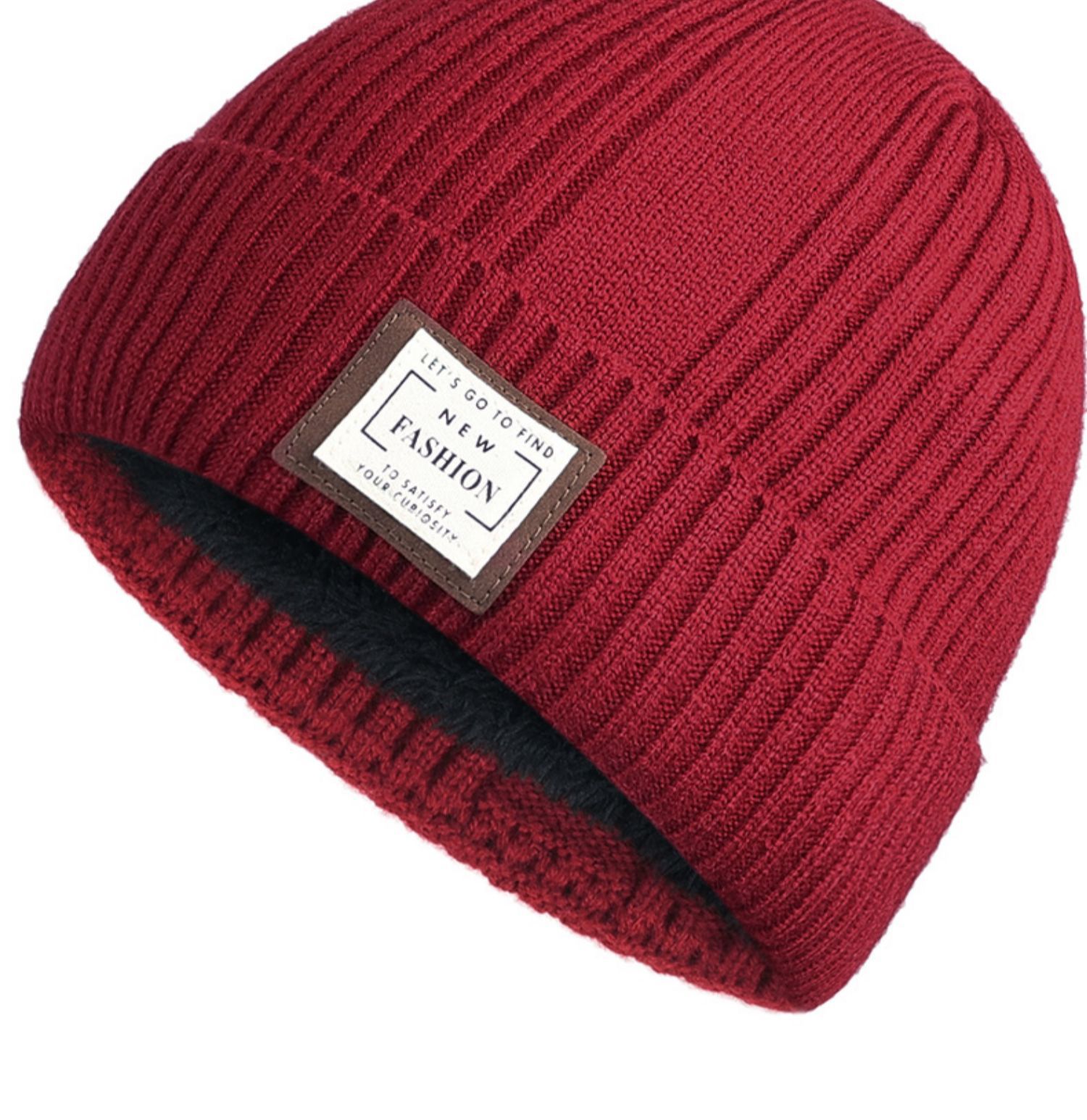 Chapeau d'extérieur extra épais pour homme, bonnet d'hiver en laine cachemire avec pull thermique en cachemire, bonnet en coton tricoté, chapeau résistant à l'hiver_voghion.com