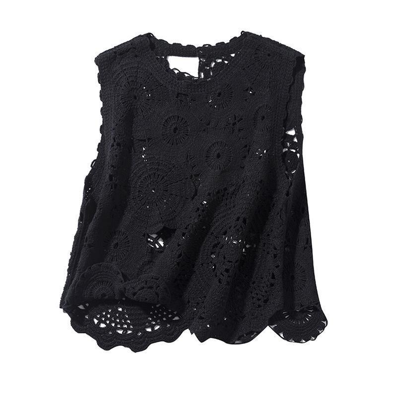 Lace short vest