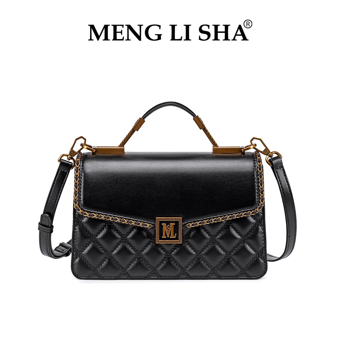 Universal capacious handheld trend one-shoulder bag with diamond…