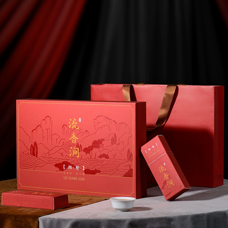 Новый чай 2022 Wuyishan Zhengyan Liuxiang Jian Чай с корицей Улун Dahongpao Чай Подарочная коробка Новогодний подарок