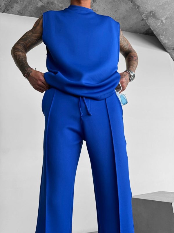 Men's Clothing new pants men's four seasons loose straight sports casual trousers suit long_voghion.com