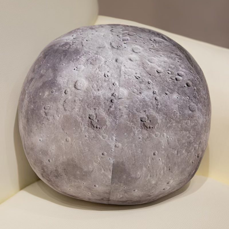 Simulación de la tierra sol luna planetas colgantes juguetes de peluche almohada esférica regalo para niños muñecas de tela