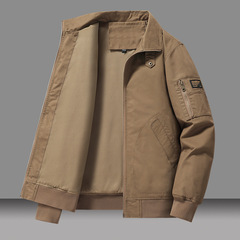 秋冬の新型の綿のジャケットの男性のビジネスの軽い豪華なジャケットのカシミヤの厚い襟の綿の服の男性のコートは越境します。