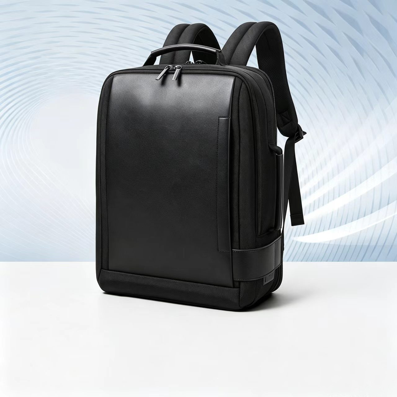 Cross-border business backpack for men, high-end, large-capacity, commuter travel bag, expandable, waterproof, shockproof, laptop backpack