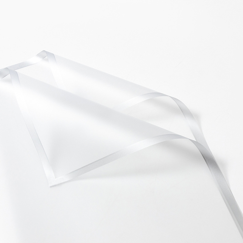 Papel de Envolver Rosa Estilo Coreano Plástico BOPP Impermeable para Ramo de Flores