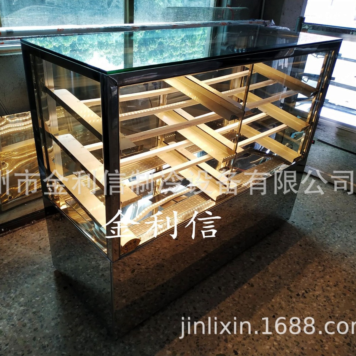 金利信牌插盘式糕点酥饼电热保酥柜烧饿保酥加热陈列展示柜