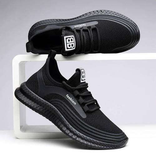 Spring and Autumn Network Canvas Men's Sports Shoes  Lace-Up Flat Casual Men's Fashion Hiking Shoes Student Coconut Shoes