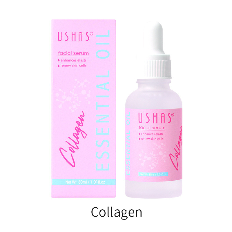USHAS External Trade Facial Essence es un líquido hidratante para aclarar la piel.