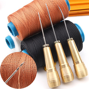 Shoe Repair Tool with Hook, Awl, Needle, Crochet Accessories Set, Handmade Old-Fashioned Household Shoe Repair Thread, Shoe Tying Star