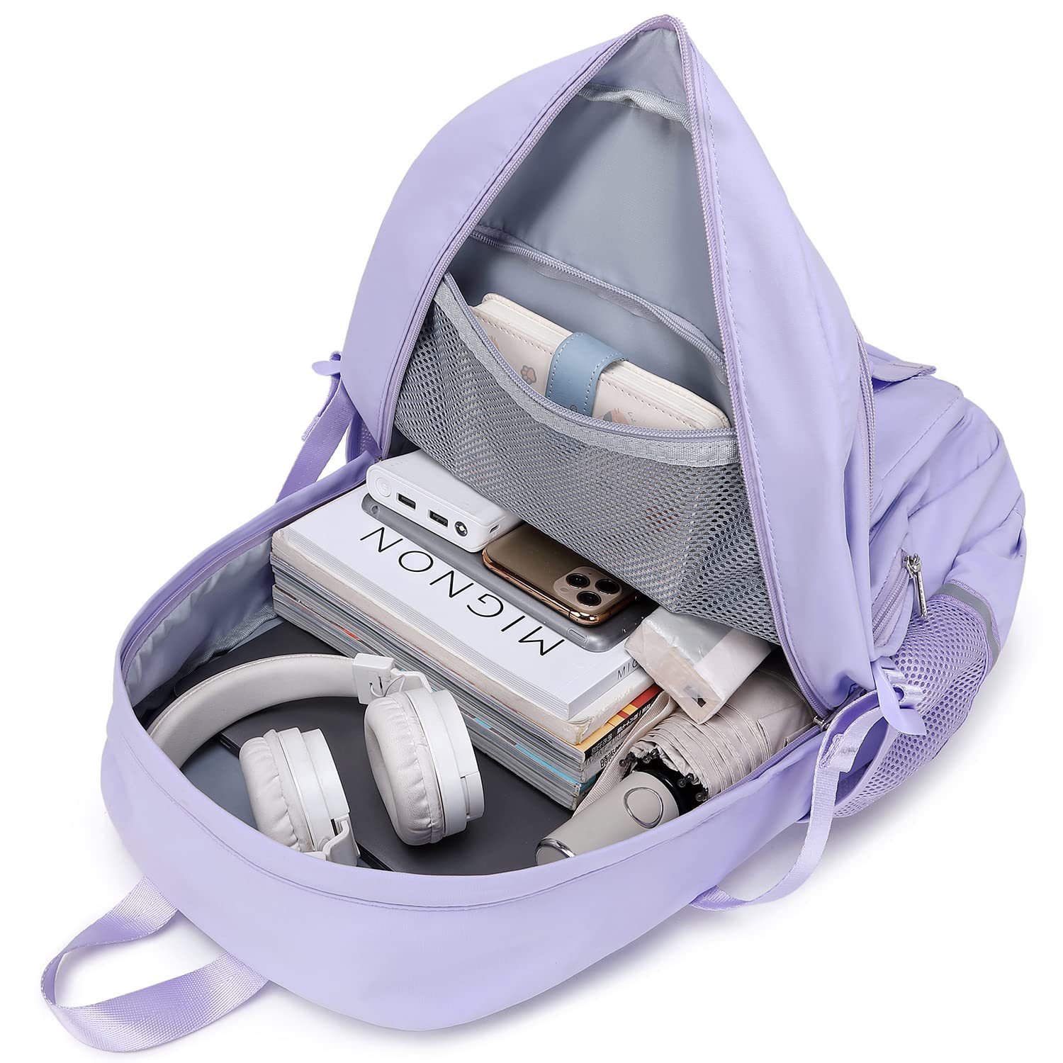 New female junior high school large capacity backpack for college students, computer bag_voghion.com