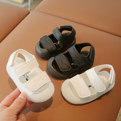 One piece dropshipping Korean version baby shoes 2022 summer baby toddler sandals 0-1-3 years old soft-soled baby shoes for men and women 2