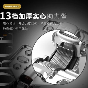 304 Stainless Steel Thickened Hydraulic Hinge Damping Buffer Wardrobe Cabinet Door Middle Bend Spring Aircraft Hinge Hardware