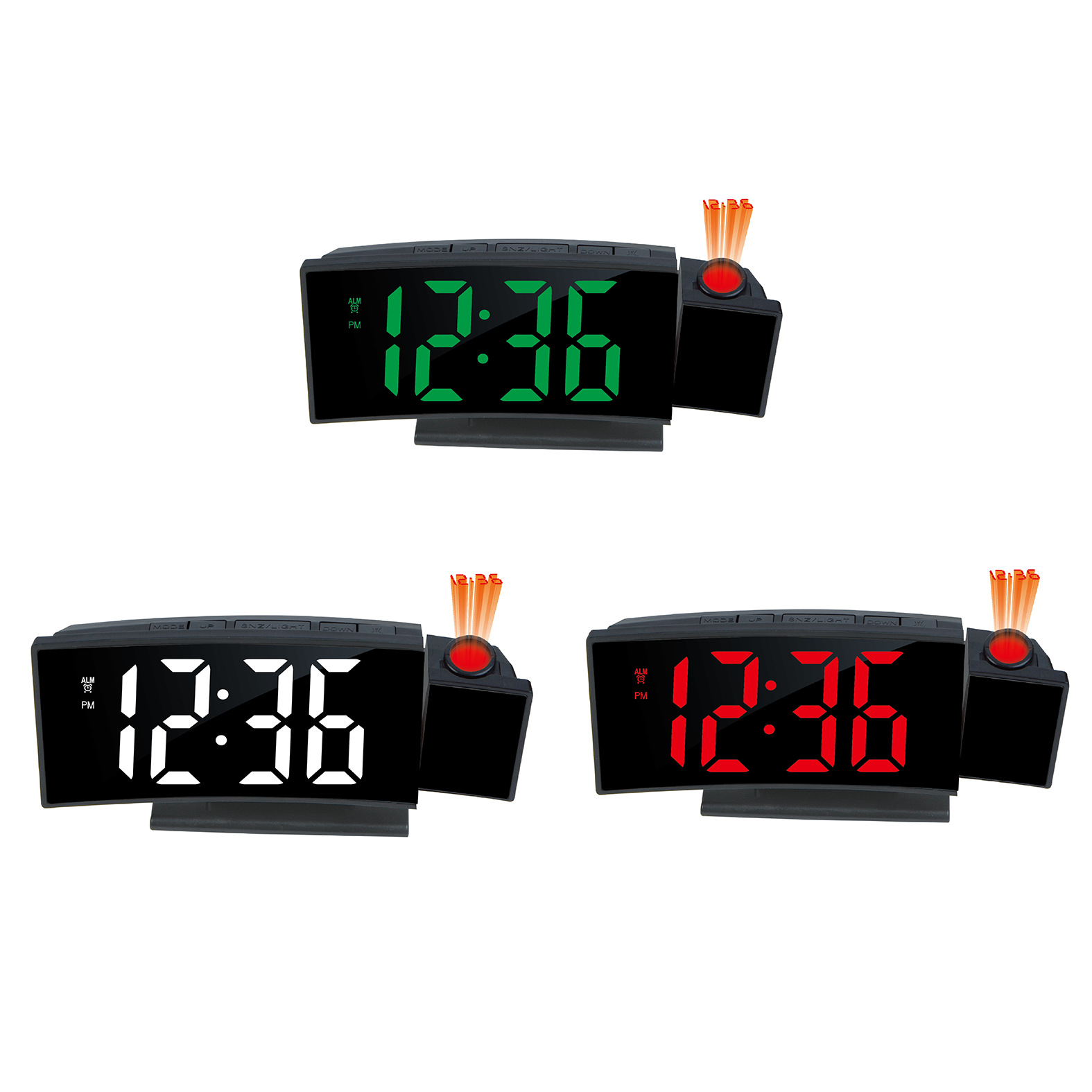 �羳180&deg;��תͶӰ��ʱ�������¶���ʾ���ȿɵ���������ʯӢ��