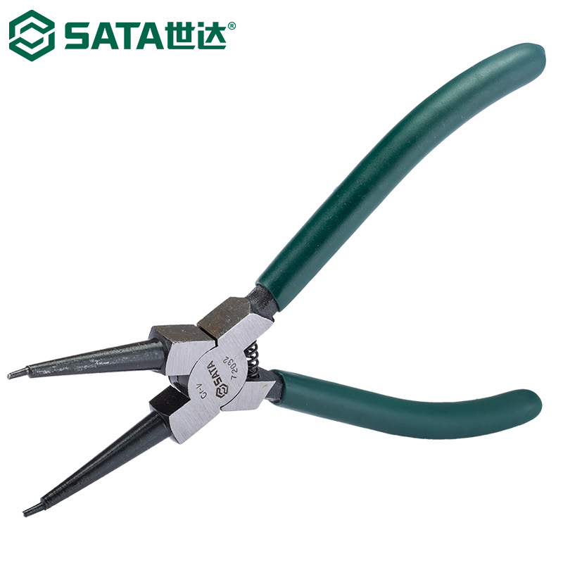 世达72032卡簧钳德式穴用直口内卡挡圈钳卡环钳子多功能直头7英寸